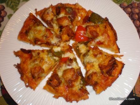 Chili Paneer Pizza